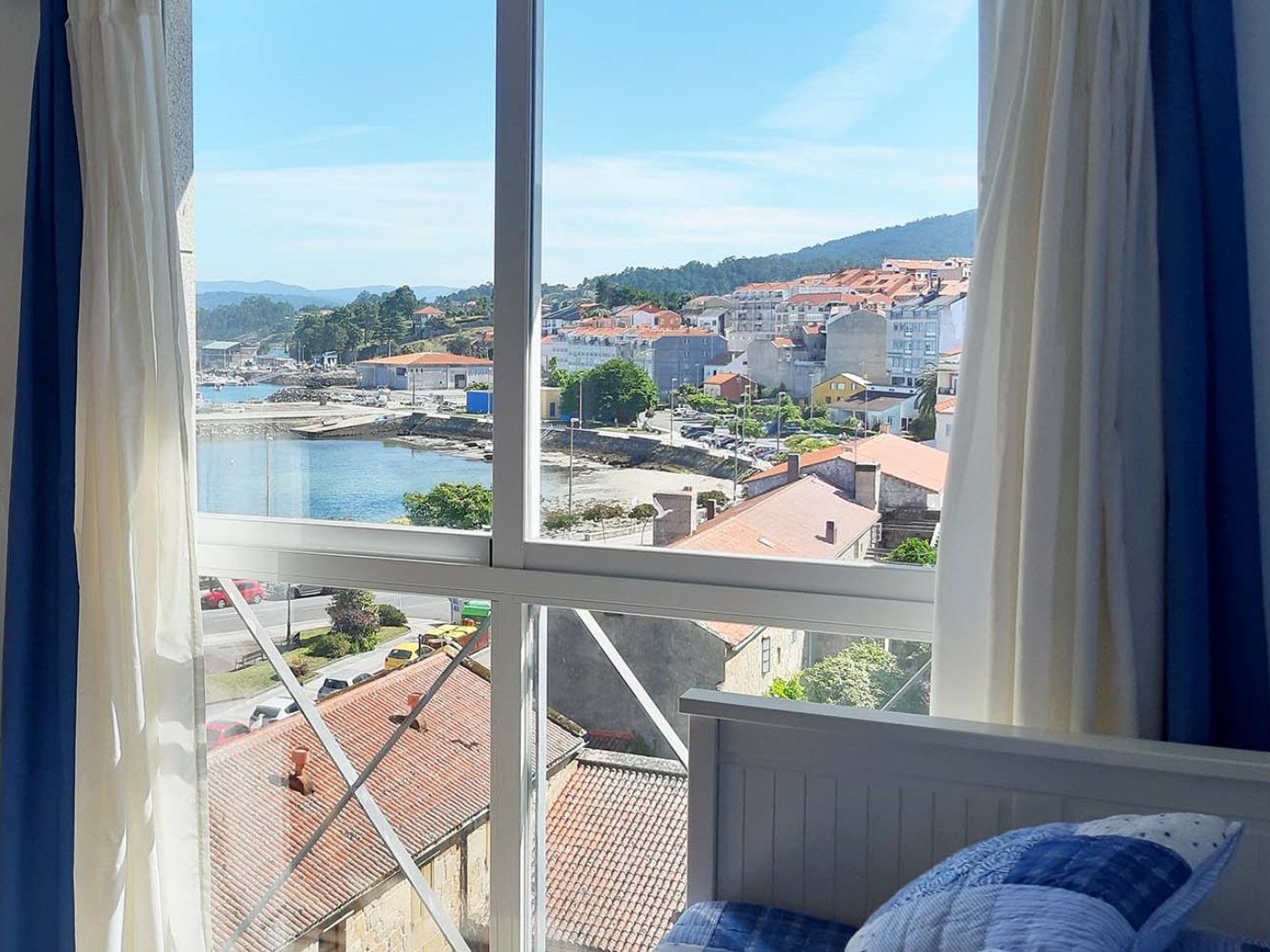 Apartamento 'Treixadura' en Portosín con vistas al mar, garaje y ascensor en Porto do Son