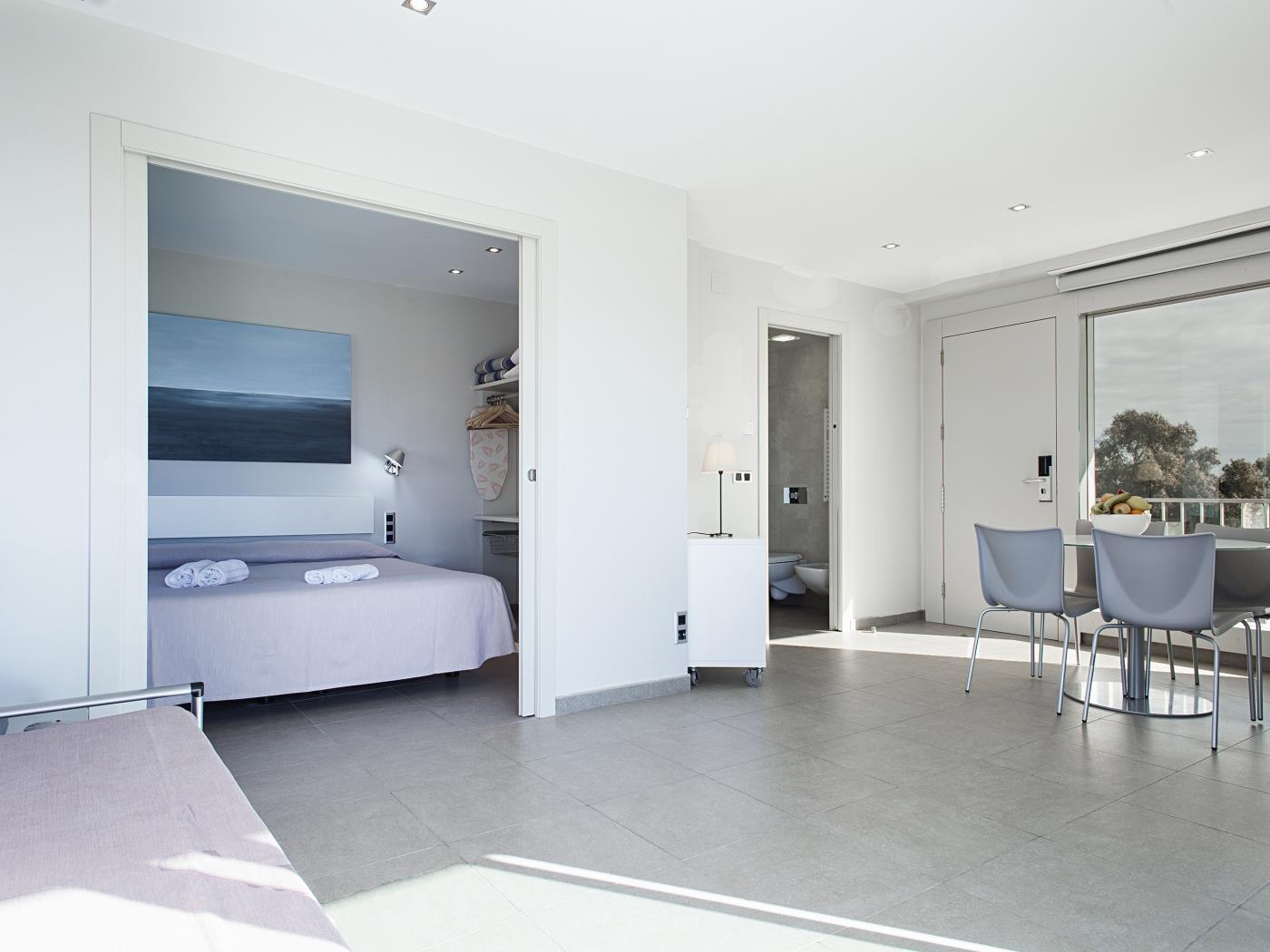 Apartmento standart con vistas directas al mar en Castelldefels