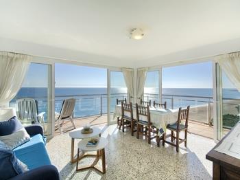 Apartament Apartament Onades amb meravelloses vistes al mar a la platja d'Aro i garatge