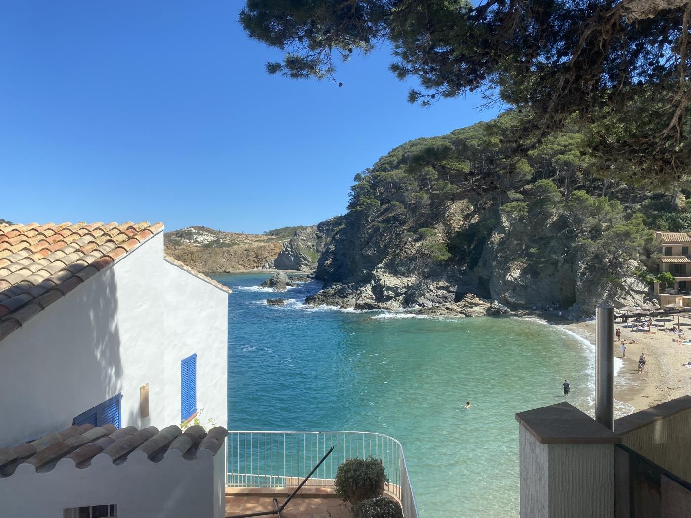 Oud vissershuis naast het strand van Sa Tuna .en Begur