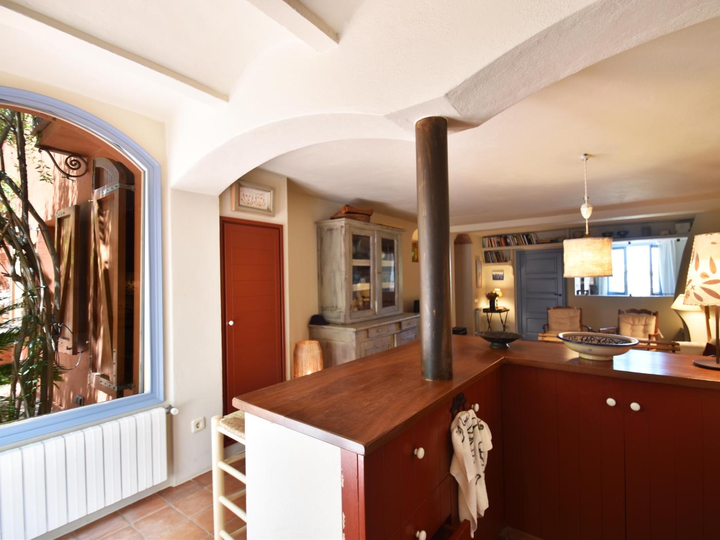 Preciós apartament cèntric amb pati interior a Begur