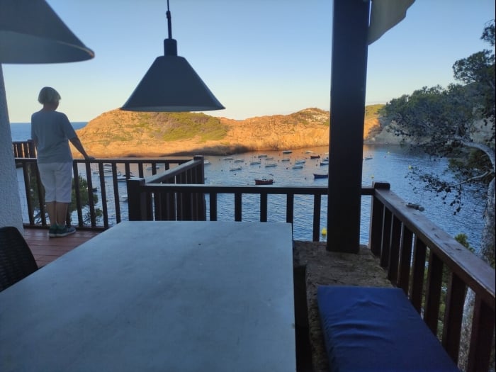 A house on the sea. Sa Tuna in Sa Tuna