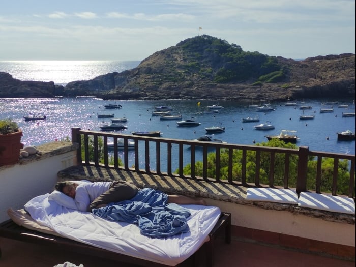 A house on the sea. Sa Tuna in Sa Tuna