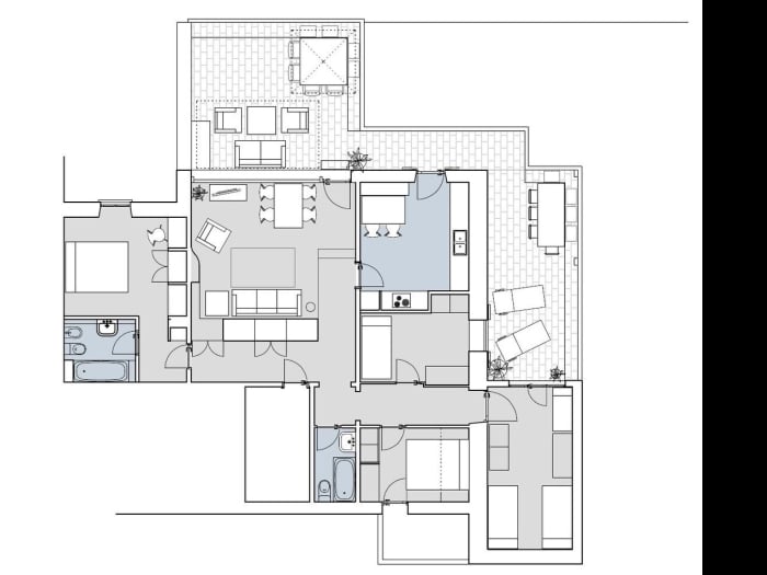 A house on the sea. Sa Tuna in Sa Tuna