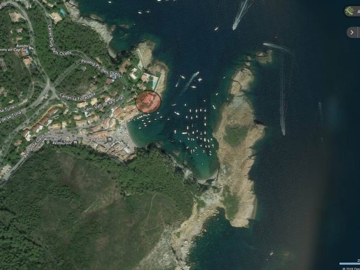 A house on the sea. Sa Tuna in Sa Tuna