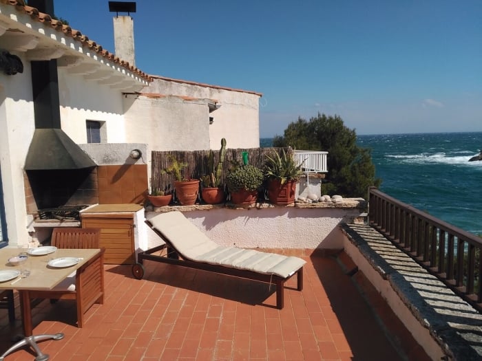 A house on the sea. Sa Tuna in Sa Tuna