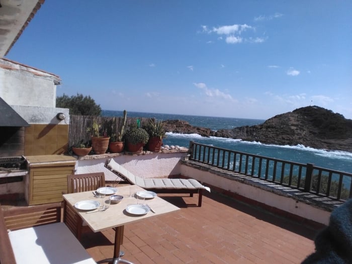 A house on the sea. Sa Tuna in Sa Tuna