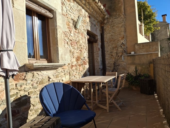 Loft authentique dans le village de Begur avec terrasse à Begur