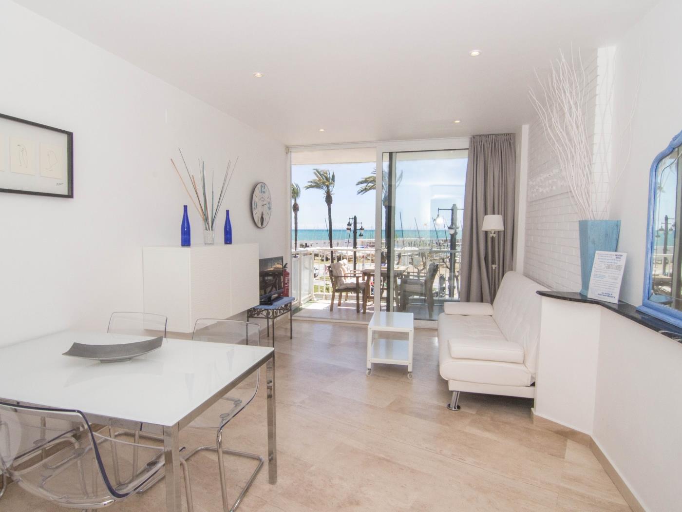 RIBERA SOL BY BLAUSITGES Beach front property with stunning sea views in Sitges. in SITGES