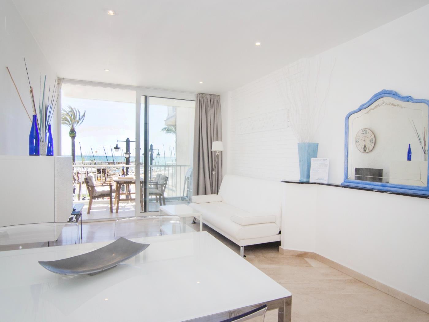 RIBERA SOL BY BLAUSITGES Beach front property with stunning sea views in Sitges. in SITGES