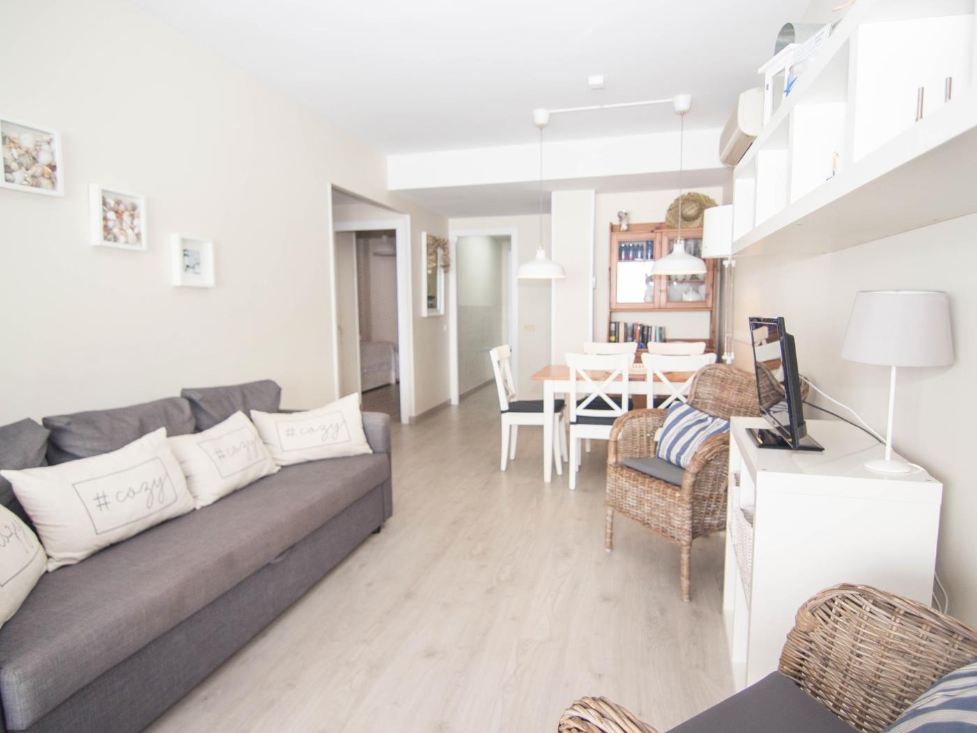 LIGHTHOUSE BY BLAUSITGES Bright apartment with pool near the center of Sitges. in SITGES