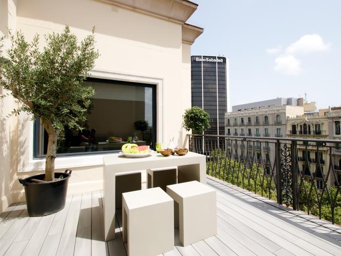 two bedroom apartment with terrace - barcelona