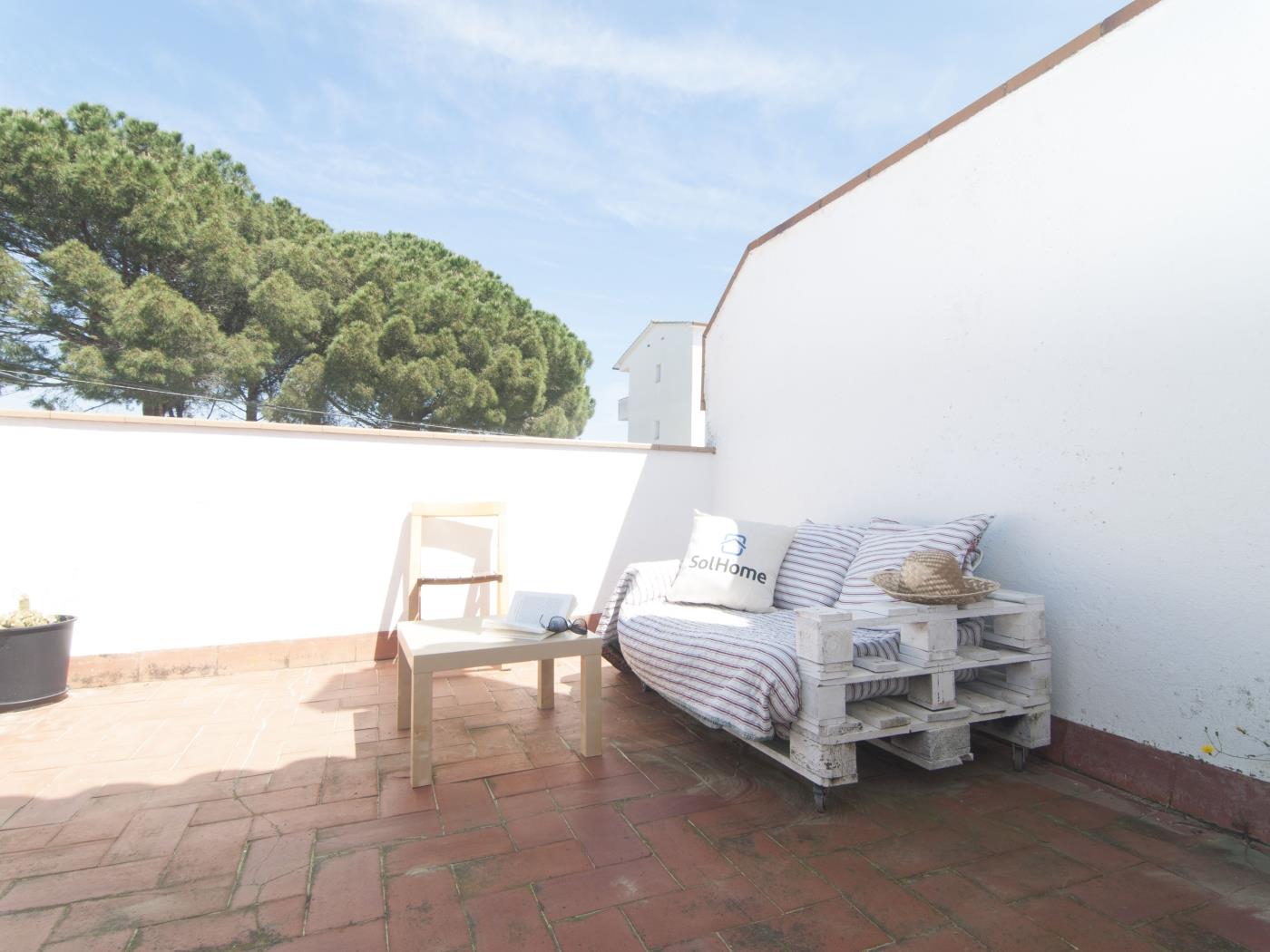 Casa piscina comunitaria y tenis a 500 metros de la playa en l'Escala