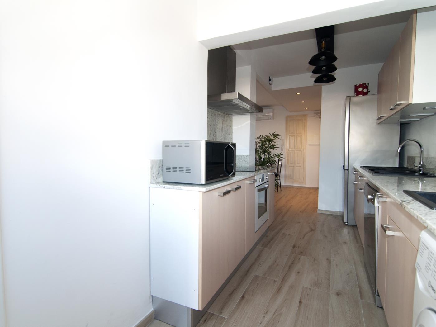 Un encantado apartamento a 2mn de la playa en l'Escala
