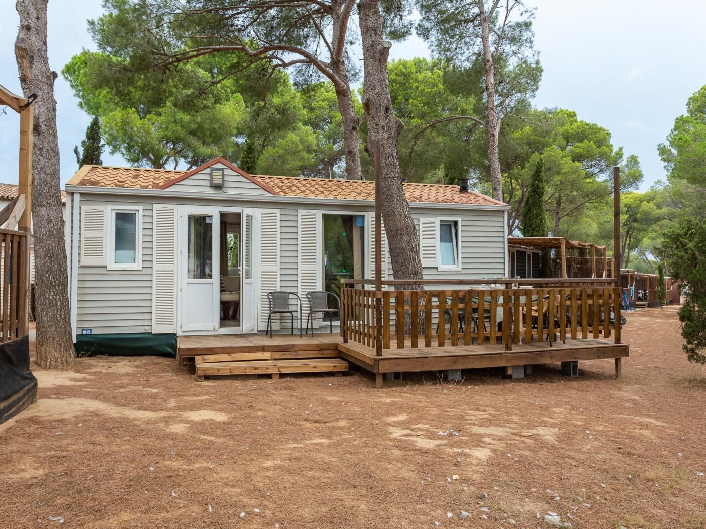 Bungalow a prop de la platja amb aparcament i Wi-Fi a l'Escala