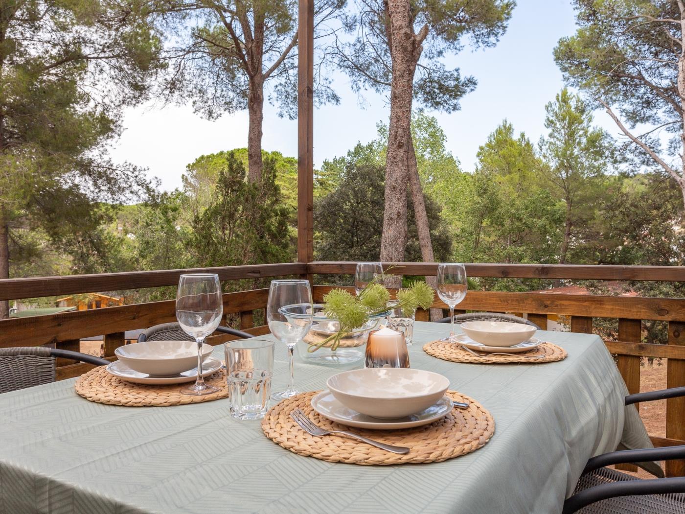 Bungalow a prop de la platja amb aparcament i Wi-Fi a l'Escala