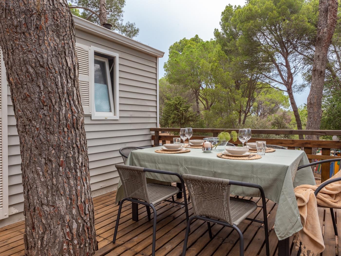 Bungalow a prop de la platja amb aparcament i Wi-Fi a l'Escala