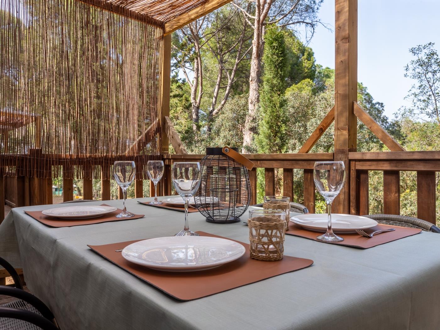 Bungalow cerca de la playa con parking y Wi-Fi en l'Escala