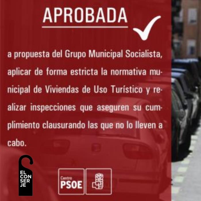 El PSOE y las viviendas de uso turístico
