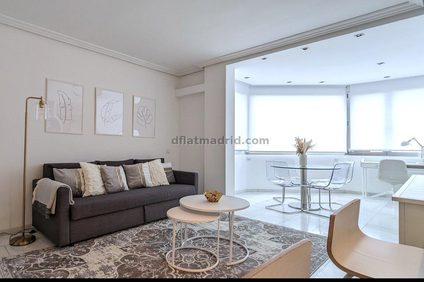 Apartamento exterior cerca de la Castellana con vistas #235 en Madrid