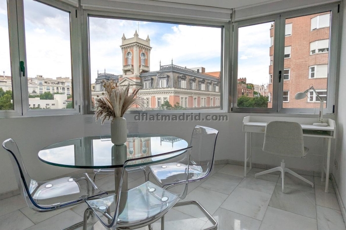 Apartamento exterior cerca de la Castellana con vistas #235 en Madrid