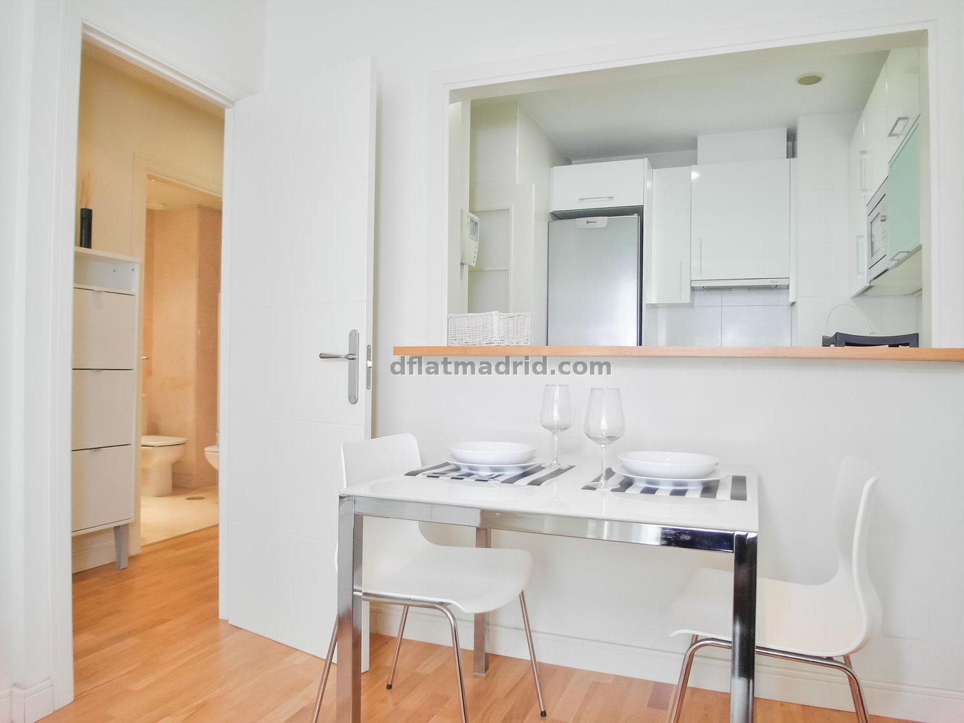 Apartamento Tranquilo en Chamartin de 1 Dormitorio #550 en Madrid