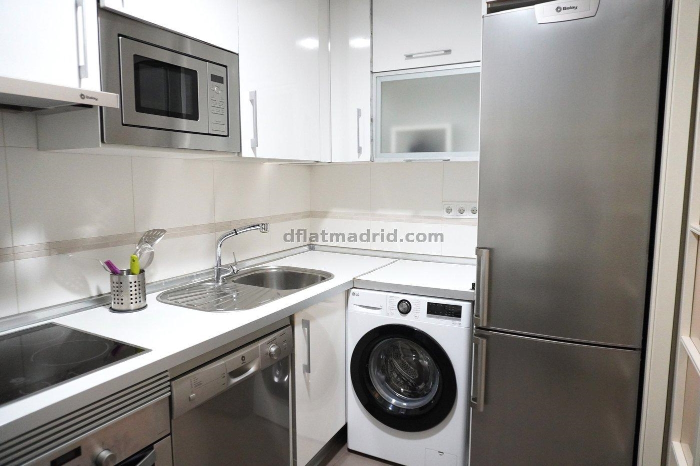 Apartamento Tranquilo en Chamartin de 1 Dormitorio con terraza #743 en Madrid