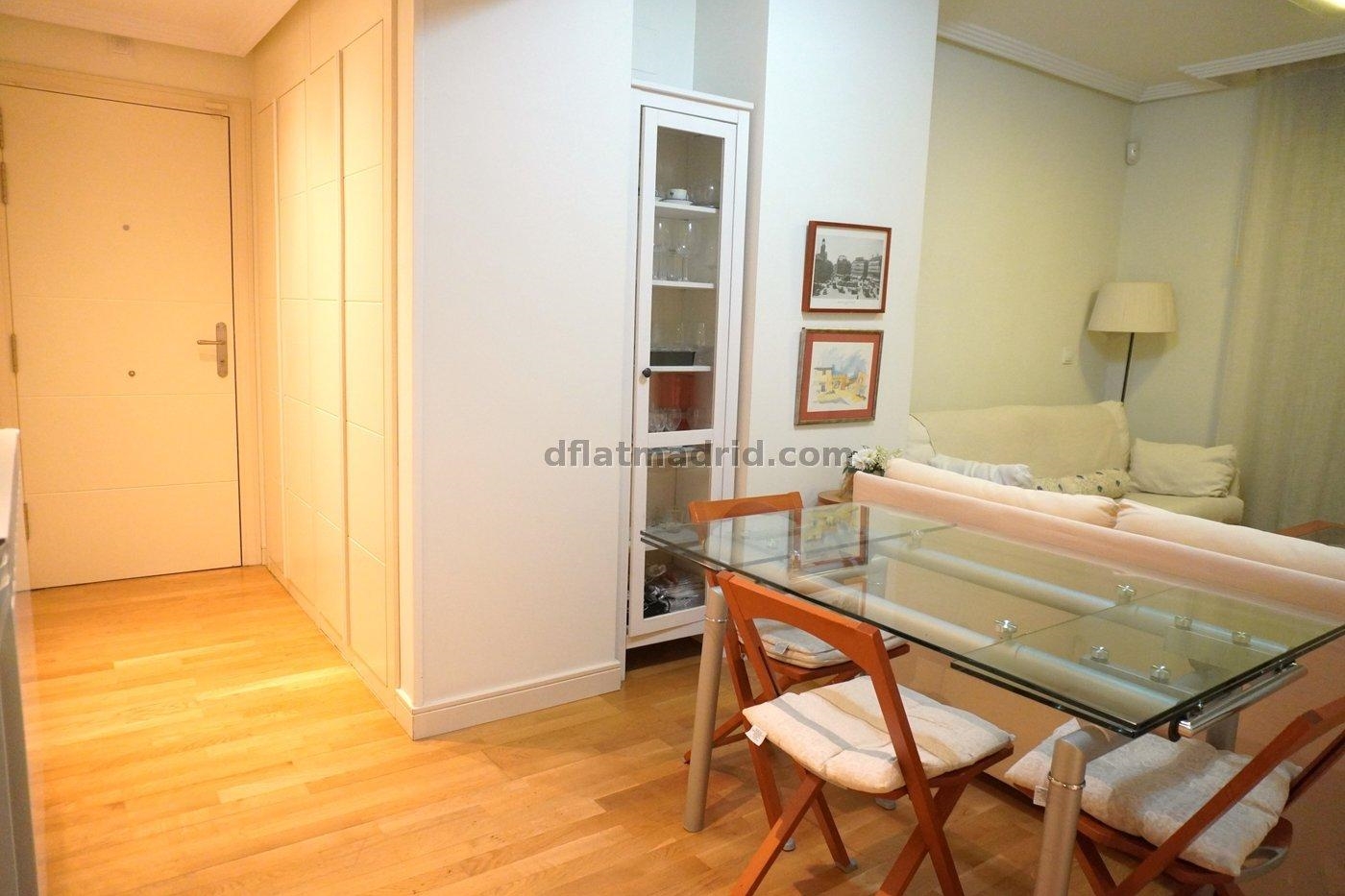 Apartamento Tranquilo en Chamartin de 1 Dormitorio con terraza #743 en Madrid