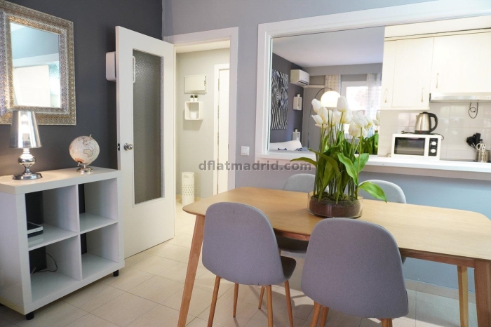 Apartamento Luminoso en Chamartin de 1 Dormitorio #865 en Madrid