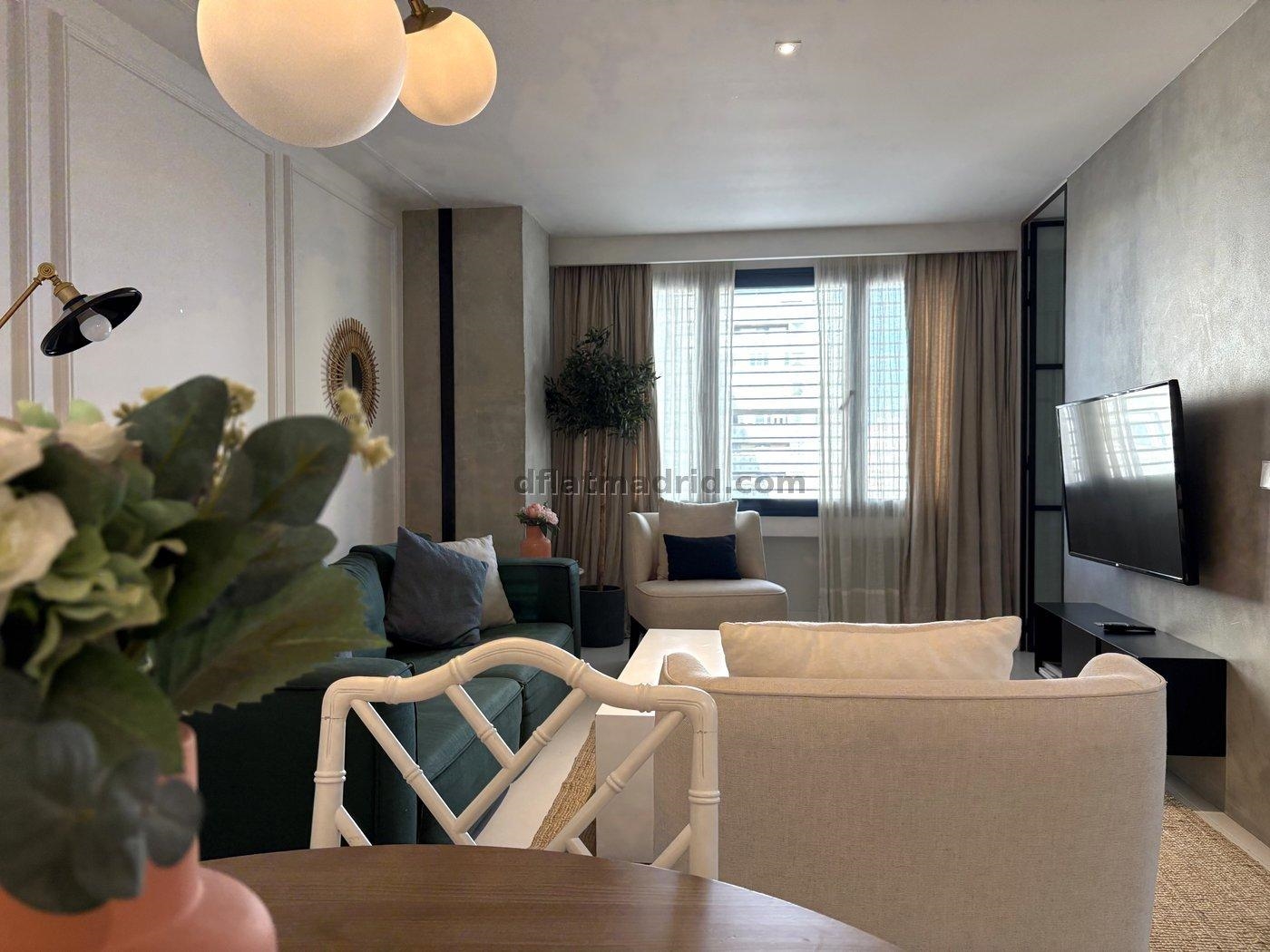 Apartamento Luminoso en Chamartin de 1 Dormitorio #1739 en Madrid