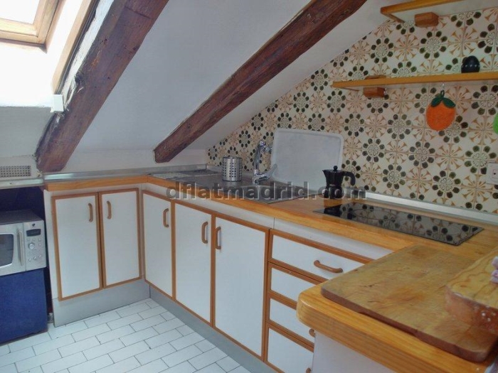 Apartamento Luminoso en Centro de 2 Dormitorios con terraza #1609 en Madrid