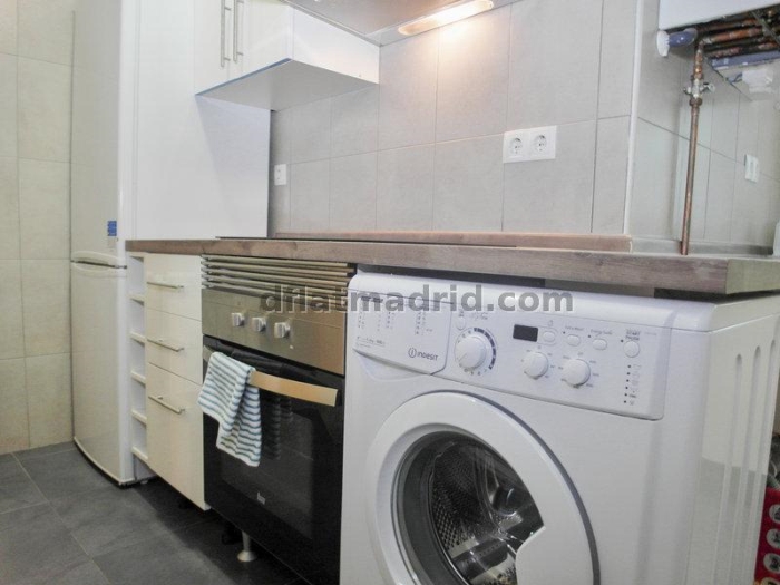 Apartamento Tranquilo en Centro de 1 Dormitorio #1685 en Madrid