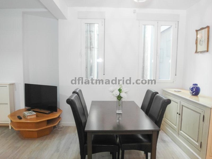 Apartamento Tranquilo en Centro de 1 Dormitorio #1685 en Madrid