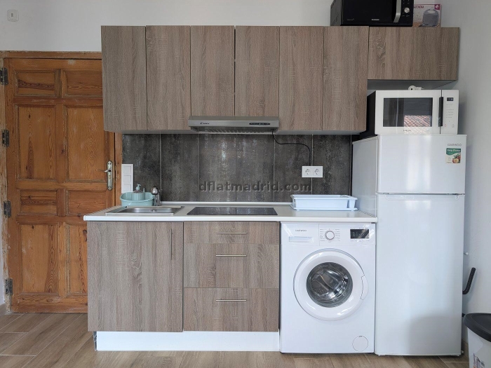 Apartamento Luminoso en Centro de 1 Dormitorio #1846 en Madrid