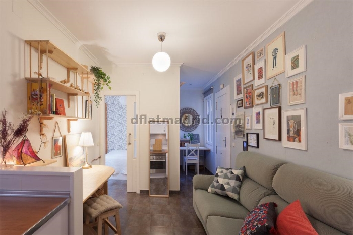 Quiet Apartment in Centro of 1 Bedroom #1849 in Madrid