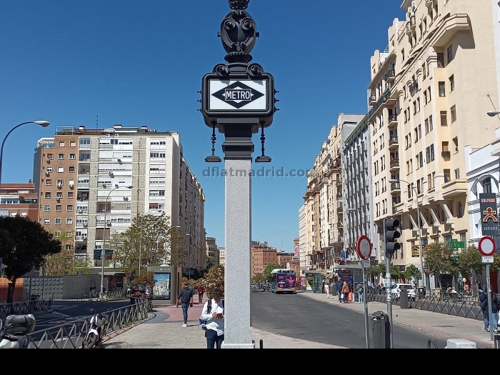 Apartamento Tranquilo en Tetuan de 1 Dormitorio #1916 en Madrid