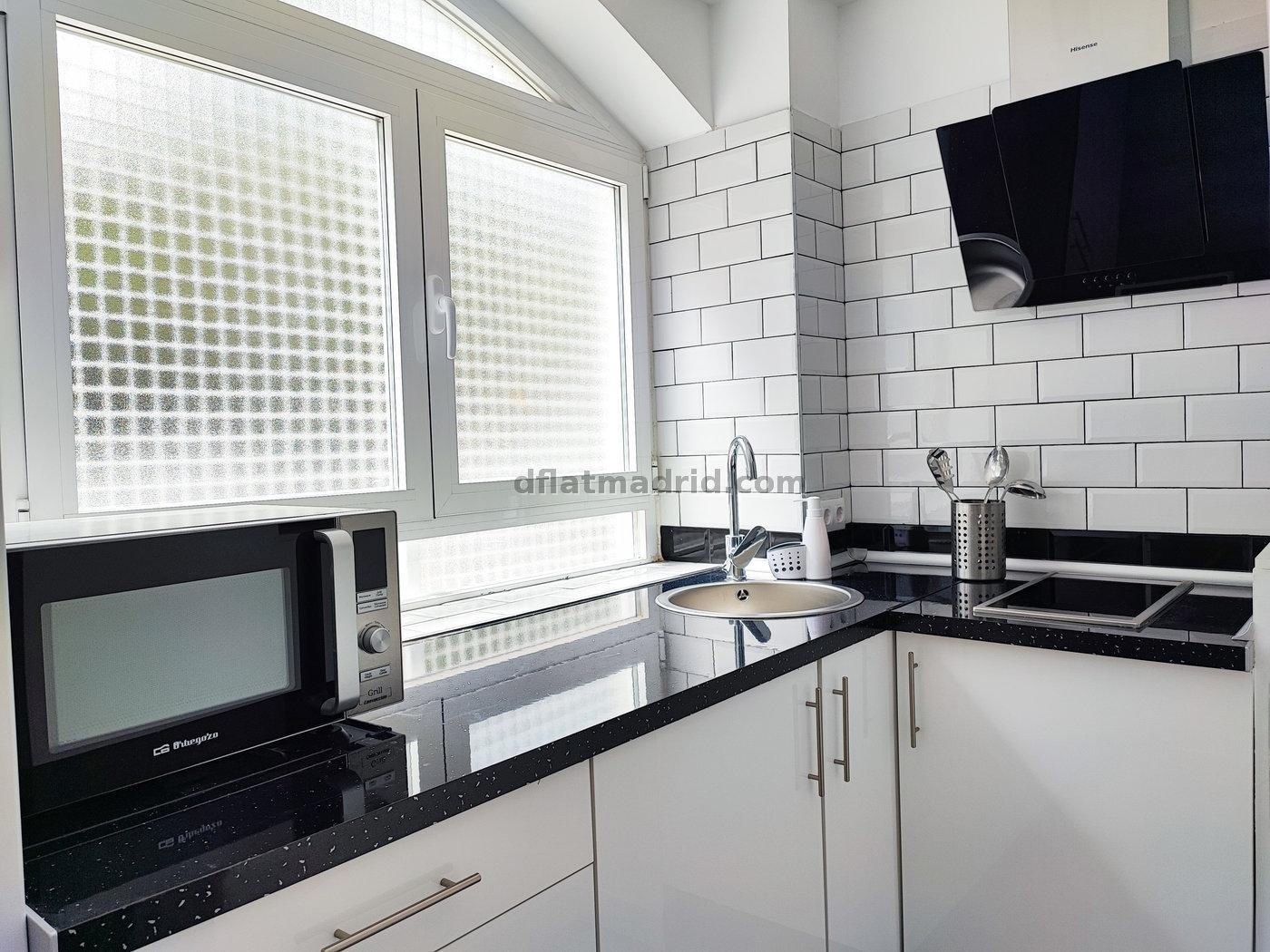 Apartamento Acogedor en Chamartin de 1 Dormitorio #1891 en Madrid