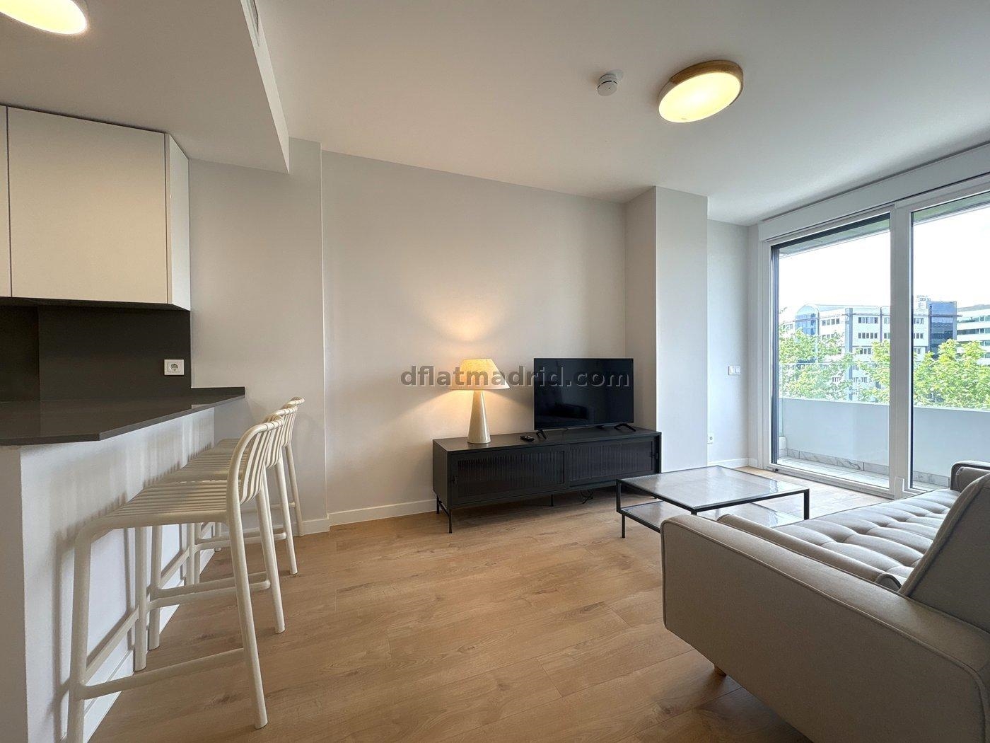 Apartamento en Hortaleza de 1 Dormitorio #2054 en Madrid