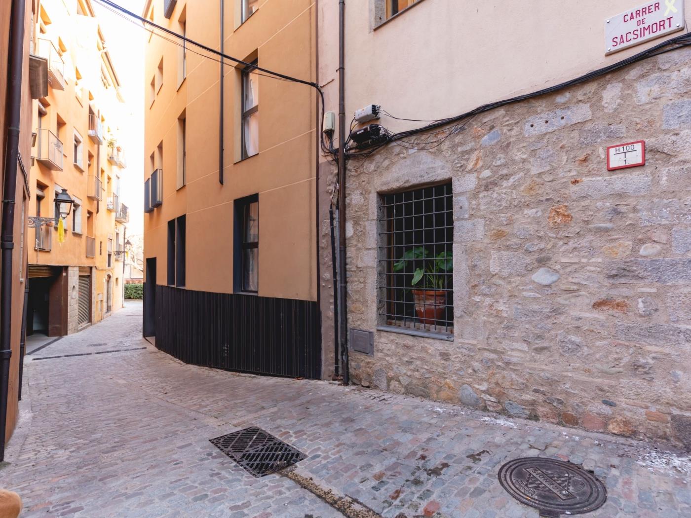 Bravissimo Sacsimort, ruim split level appartement .en Girona