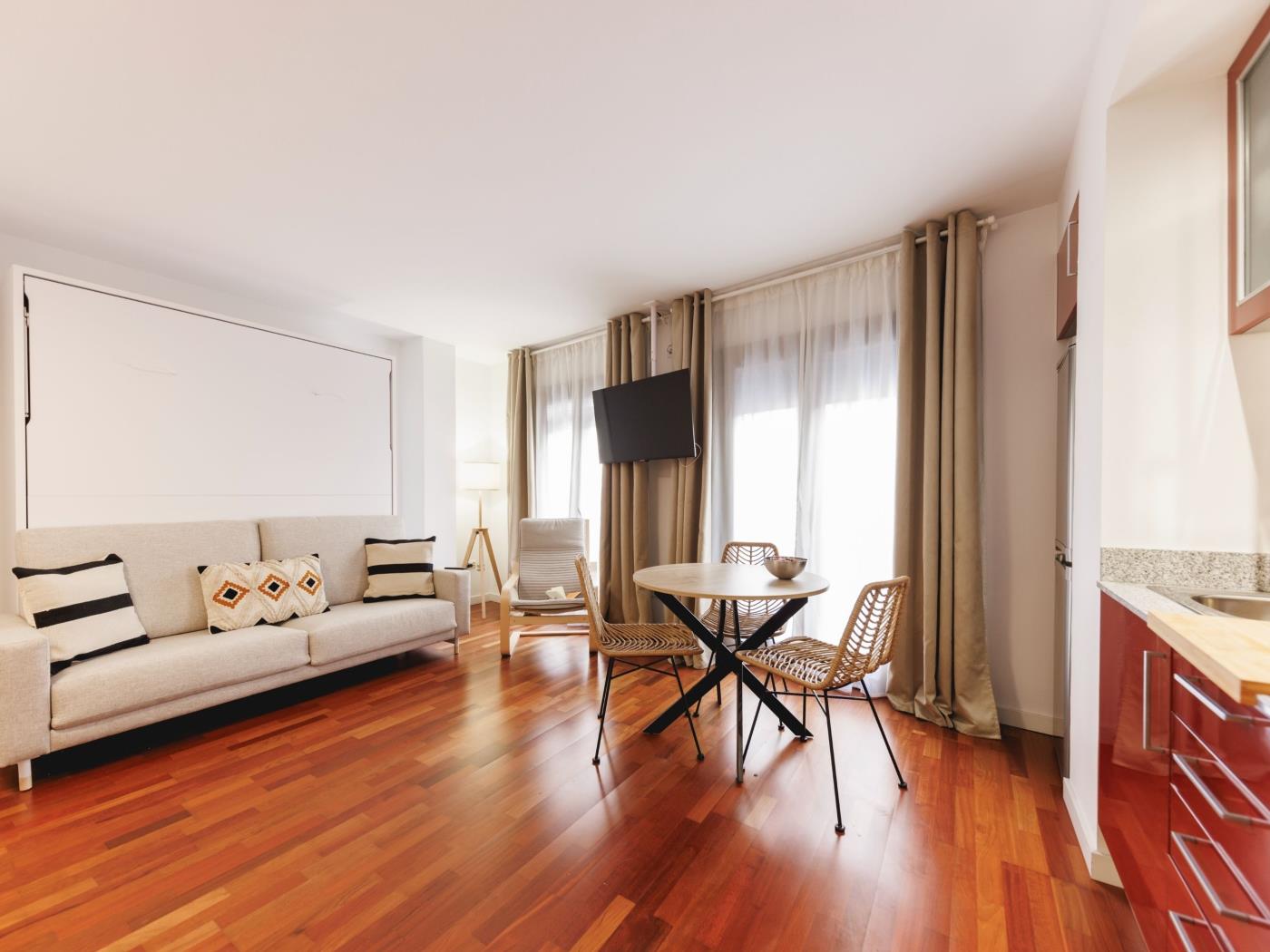 Plaça Catalunya Studio - Apartamento mensual Girona | Bravissimo en Girona