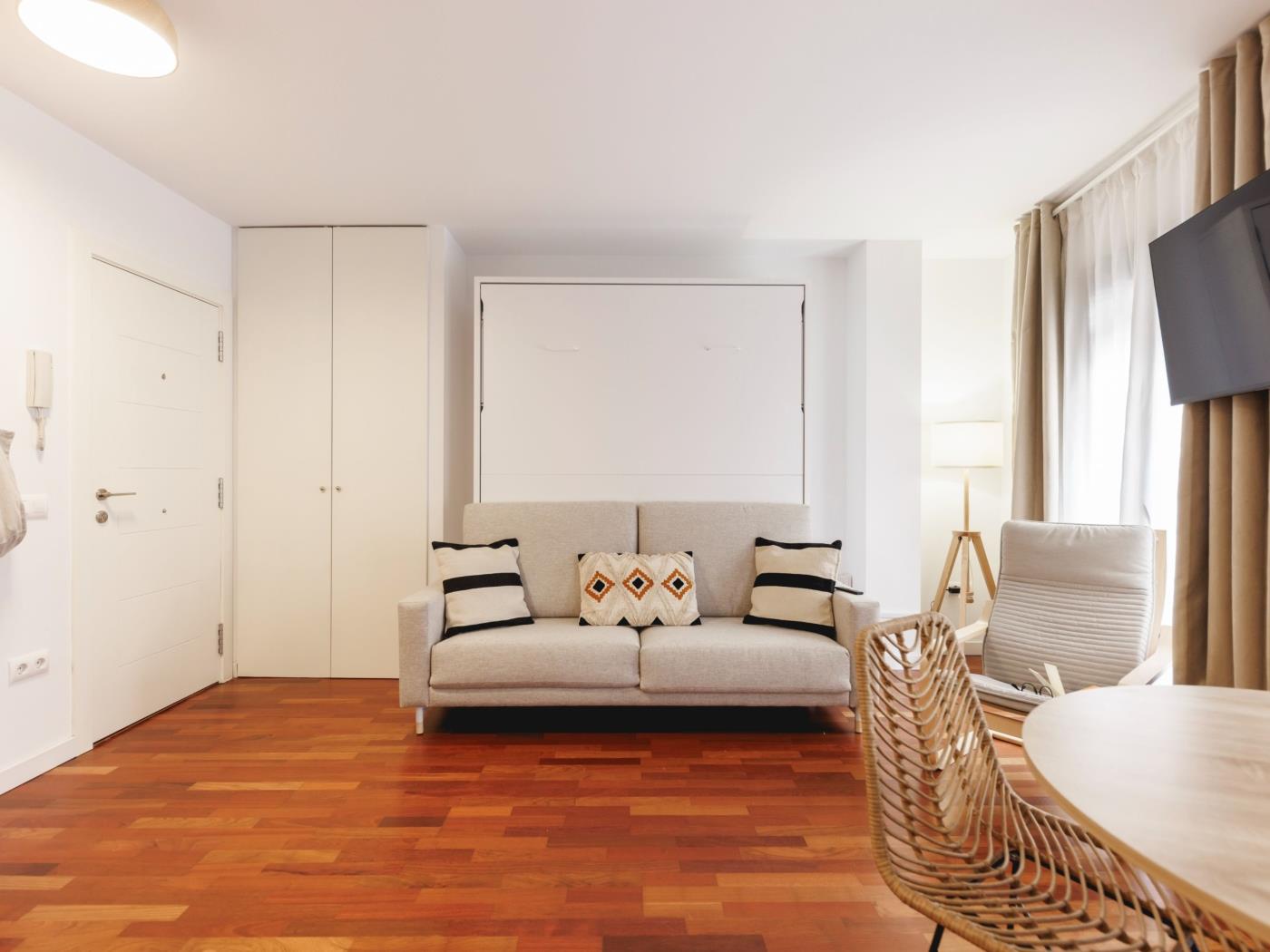 Plaça Catalunya Studio - Apartamento mensual Girona | Bravissimo en Girona