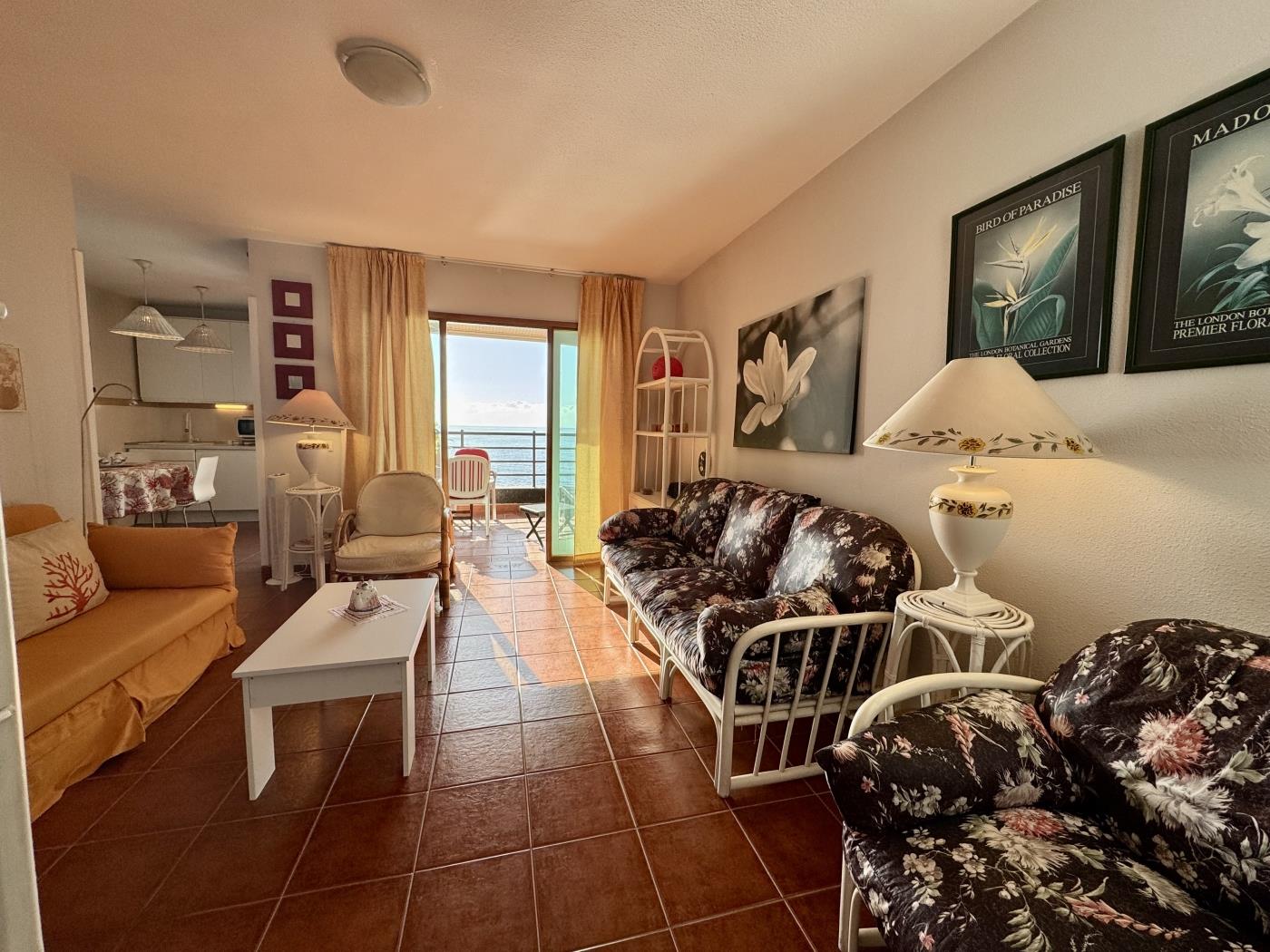 Apartamento dos dormitorios primera linea de mar en Playa de Santiago