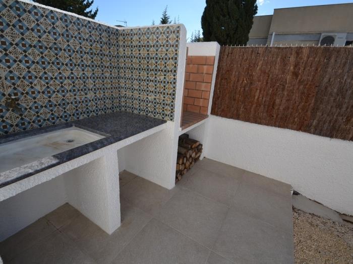 Casa Blanca amb piscina privada en Riumar, Costa Dorada a RIUMAR-DELTEBRE