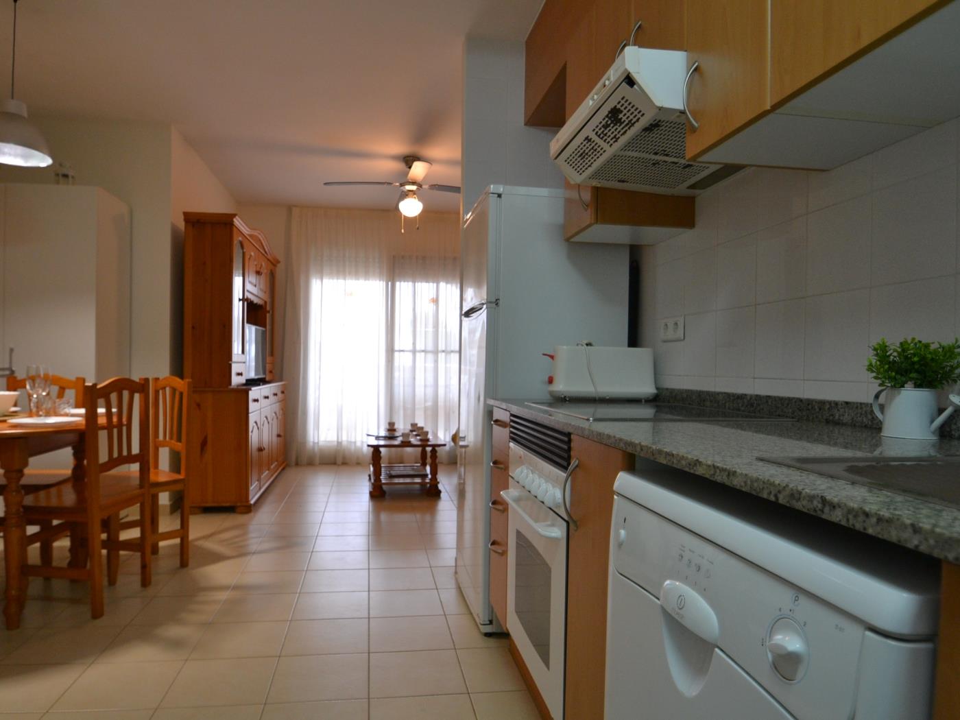 Apartament Eco Dunas 2 a Riumar, Costa Dorada amb piscina comunitària a Riumar Deltebre