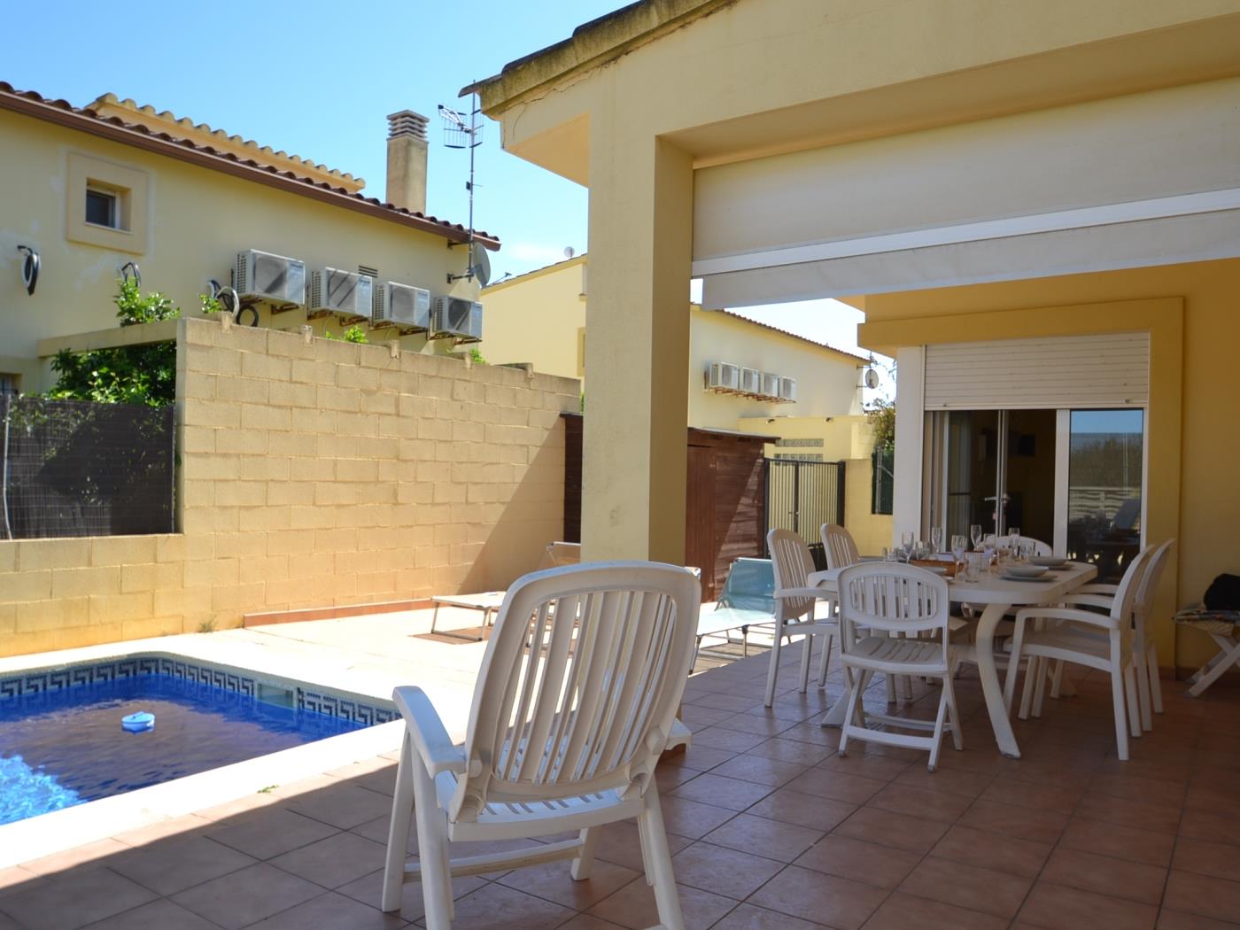 Casa Blaumar pour 6 personnes avec la piscine privée à Riumar à Riumar Deltebre