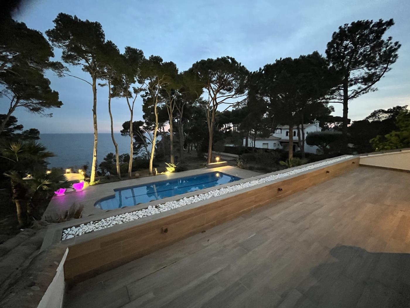 Exquisite Retreat in Cala Corbs: Panoramic View and Direct Access to the Sea. in Palamós