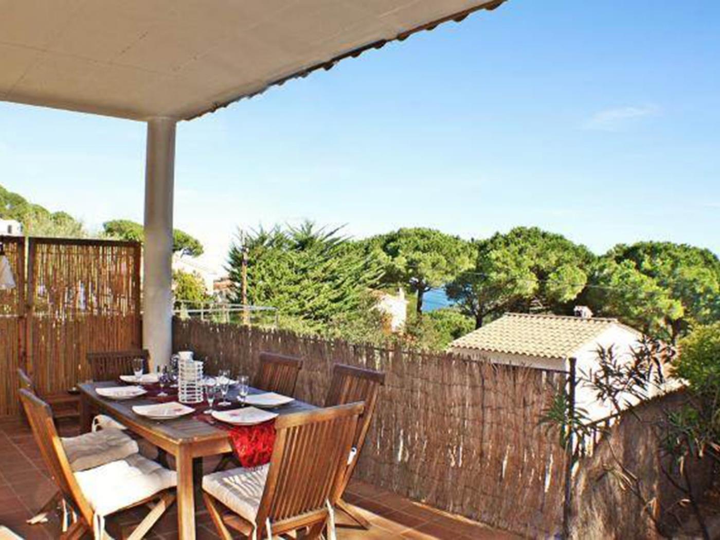 Haus Mimosa mit privatem Pool und Meerblick in Begur in Begur
