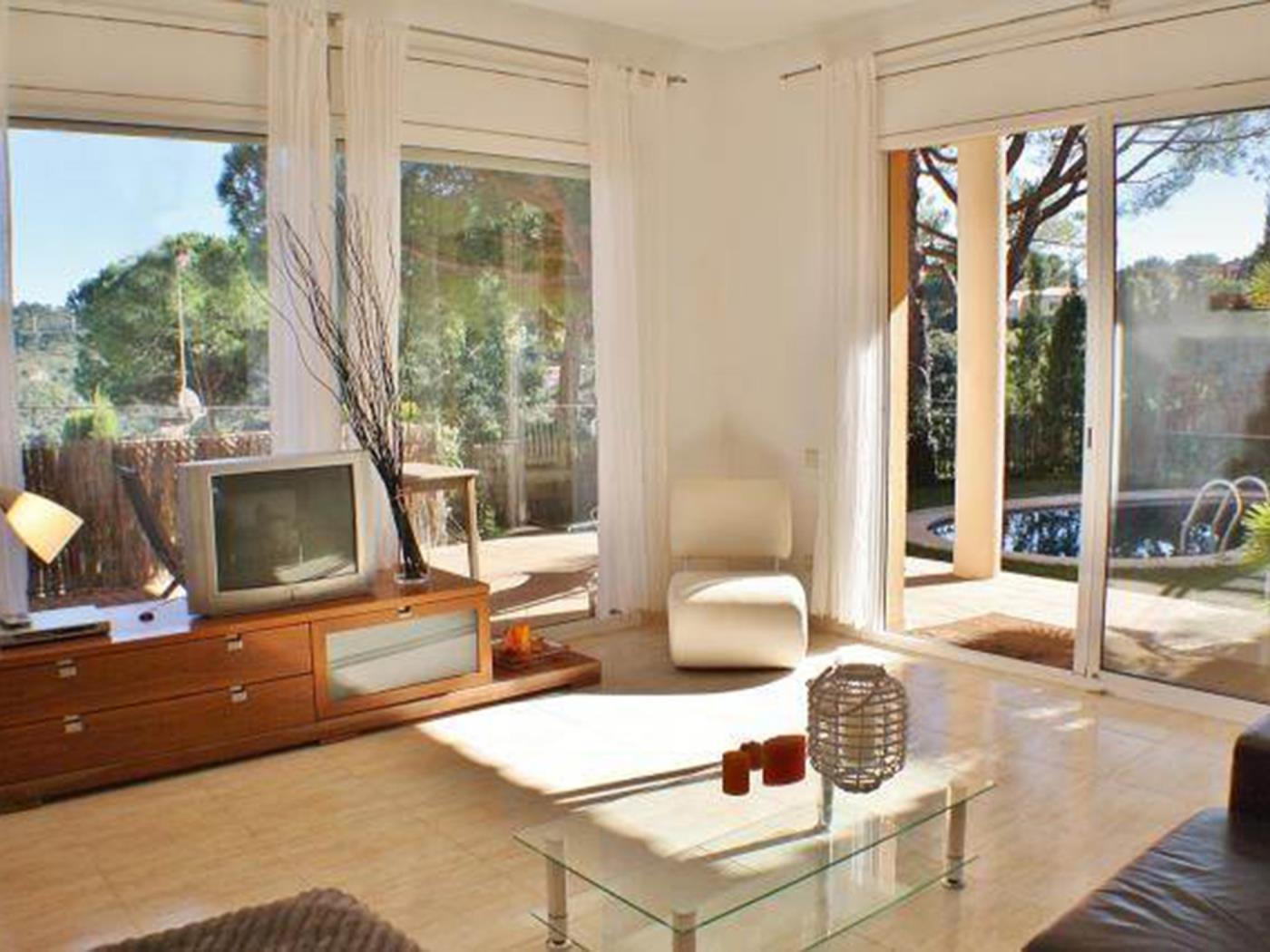 Haus Mimosa mit privatem Pool und Meerblick in Begur in Begur