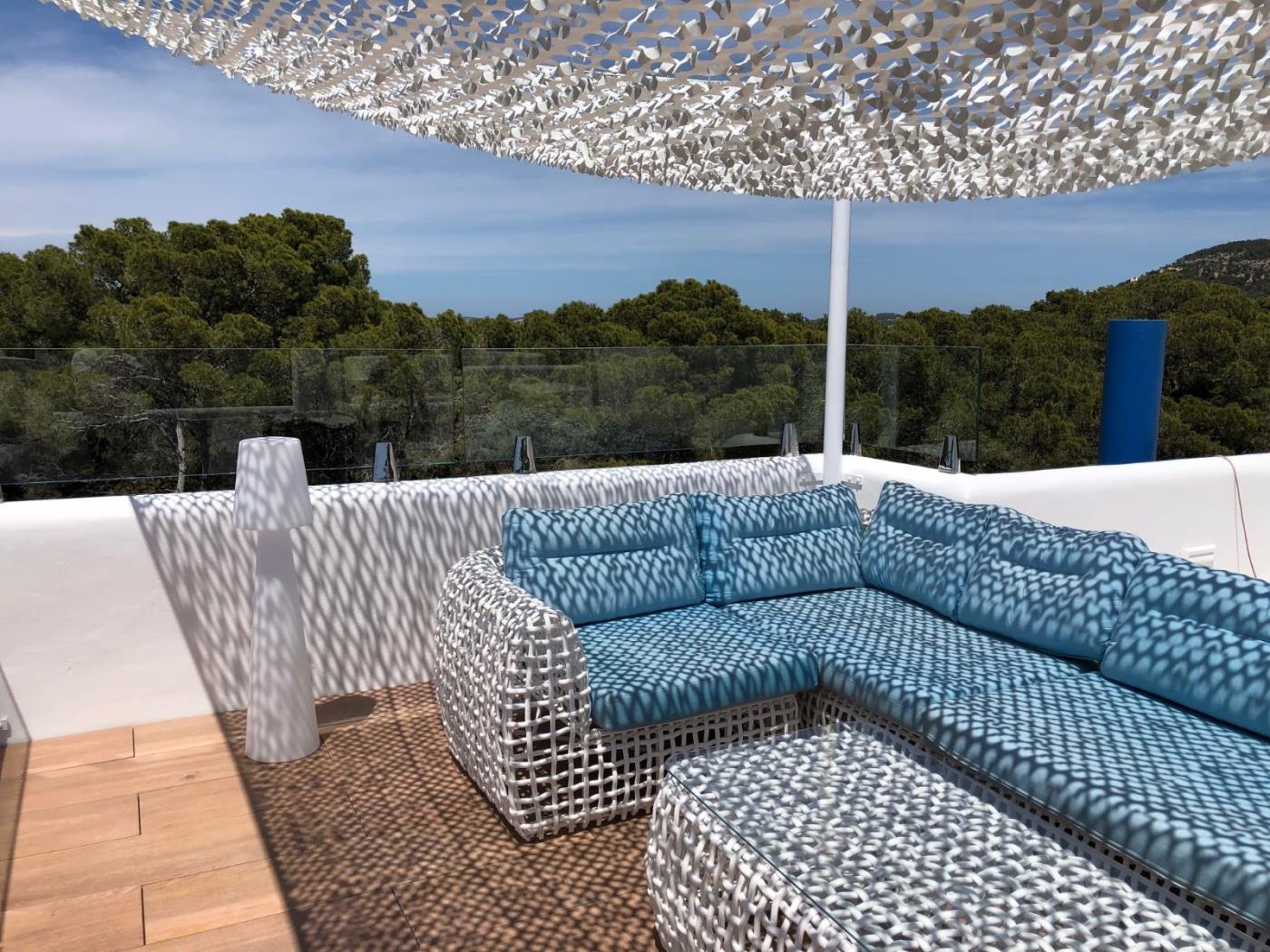 Hermosa villa con vistas al mar en Sant Josep de sa Talaia