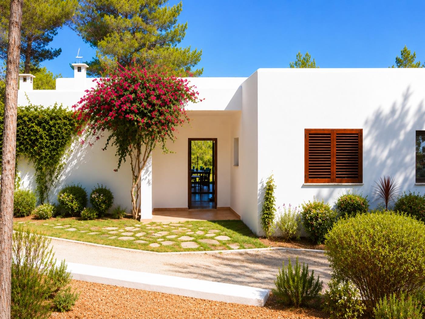 Can Llum - Casa de campo con piscina Santa Gertrudis en San Llorenç de Balafia